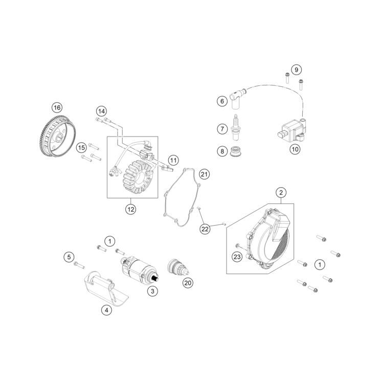 SYSTEME D’ALLUMAGE HUSQVARNA 150 TE 2026